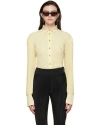 Atlein - Yellow Polyester Shirt - Lyst