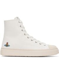 Vivienne Westwood - High Top Plimsoll Sneakers - Lyst