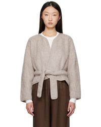 Baserange - Taupe Capas Jacket - Lyst