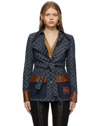 Gucci - Washed Organic Denim Jacket - Lyst