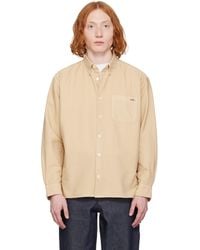 A.P.C. - ベージュ Mateo ロゴ シャツ - Lyst