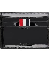Thom Browne - Thom E Patent 4-bar Note Compartment Card Holder - Lyst