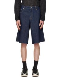 Helmut Lang - Jean Denim Shorts - Lyst