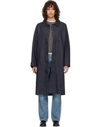 A.P.C. - Amy Denim Mac Coat - Lyst