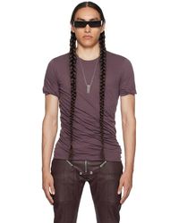 Rick Owens - Purple Double T-shirt - Lyst