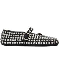Alaïa - Strass Ballet Flats - Lyst