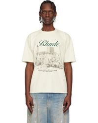 Rhude - Off- Virgin Islands Script T-Shirt - Lyst