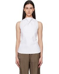 Rohe - Open Back Crushed Cotton Top - Lyst