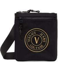 Versace - Black V-emblem Bag - Lyst