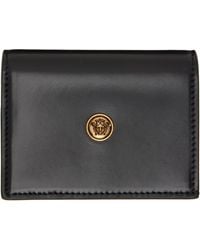 Versace - Emblème Leather Wallet - Lyst