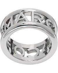 Marc Jacobs - Silver 'the Monogram' Ring - Lyst
