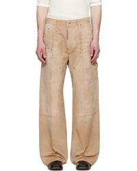 DSquared² - Garment Dyed Baggy Carpenter Trousers - Lyst