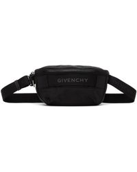 Givenchy - Pochette noire en nylon à garniture g-trek - Lyst