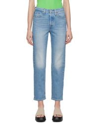 Levi's - Blue Wedgie Straight Fit Jeans - Lyst