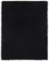 Totême - Écharpe noire en tricot d'alpaga - Lyst