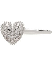 Justine Clenquet - Heart Crystal Hair Clip - Lyst