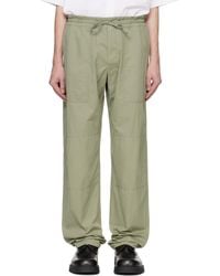Bottega Veneta - Light Cotton Twill Trousers - Lyst