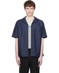 Dries Van Noten - Short-Sleeve Denim Shirt - Lyst