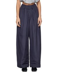 OPEN YY - Fluid Full Gather Trousers - Lyst