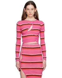 Jacquemus - Pink 'le Cardigan Tordu' Cardigan - Lyst