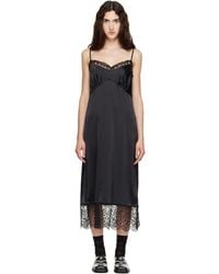 Simone Rocha - Lace Trim Slip Midi Dress - Lyst