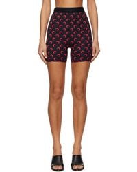 Marine Serre - Ssense Exclusive Moon Printed Jersey Biker Shorts - Lyst