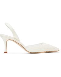 Manolo Blahnik - Off- Carolyne 70 Heels - Lyst