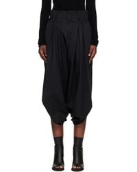 Comme des Garçons - Polyester Wool Gabardine Trousers - Lyst