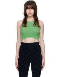 Ambush - Débardeur vert à poils longs - Lyst