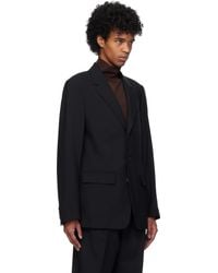 【Dries Van Noten】 テクスチャードブレザー ブラック 24013083_54046248_1000.jpg