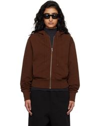 Entire studios - Slim Zip Up Hoodie - Lyst