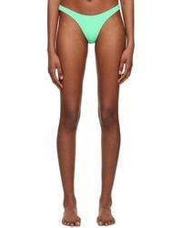 T By Alexander Wang - Green Jacquard Bikini Bottom - Lyst
