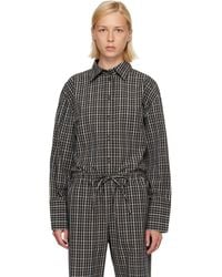 Rohe - Checked Shaped Shirt - Lyst