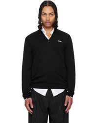 BOSS - Cotton Quarter Zip Track Jacket - Lyst