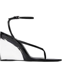 Alaïa - Invisible Thong Heeled Sandals - Lyst
