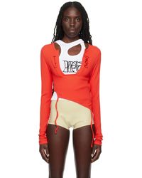 OTTOLINGER - Deconstructed Long Sleeve T-Shirt - Lyst