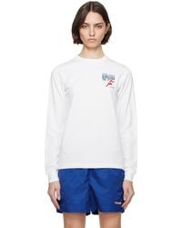 Sporty & Rich - 'La Marathon' Longsleeve T-Shirt - Lyst