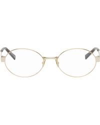 Saint Laurent - Gold Sl 692 Glasses - Lyst