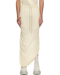 Rick Owens - Off- Hollywood Pull On Pillar Skirt - Lyst