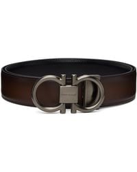 Ferragamo - Gancini Adjustable & Reversible Belt - Lyst