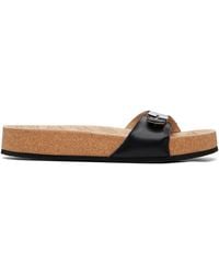 Balenciaga - Scholl Edition Leather Flat Sandals - Lyst