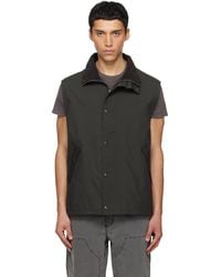 Nanamica - Khaki 2L Pertex Unlimited Field Vest - Lyst