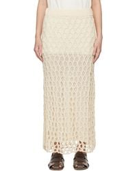 The Elder Statesman - Layered Midi Skirt - Lyst