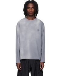 WOOYOUNGMI Long Sleeve Patch Polo in Black for Men | Lyst