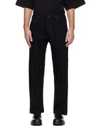 Studio Nicholson - Seb Crinkle Denim Jeans - Lyst