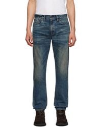 RRL - Indigo Slim-fit Jeans - Lyst