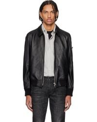 Tom Ford - Soft Nappa Plonge Collar Blouson Jacket - Lyst