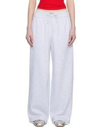 Skims - Cotton Fleece Oversized Double Waist Sweatpants - Lyst