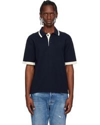 Maison Kitsuné - Cotton Knitted Comfort Polo - Lyst