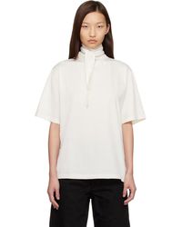 Lemaire - Off- Foulard T-Shirt - Lyst